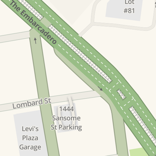 Driving directions to Levi's Plaza Public Garage, 1426 Sansome St, SF - Waze