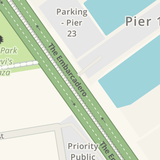 Driving directions to Levi's Plaza Public Garage, 1426 Sansome St, SF - Waze