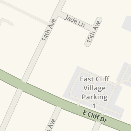 Driving directions to East Cliff Village Parking 1 21505 E Cliff