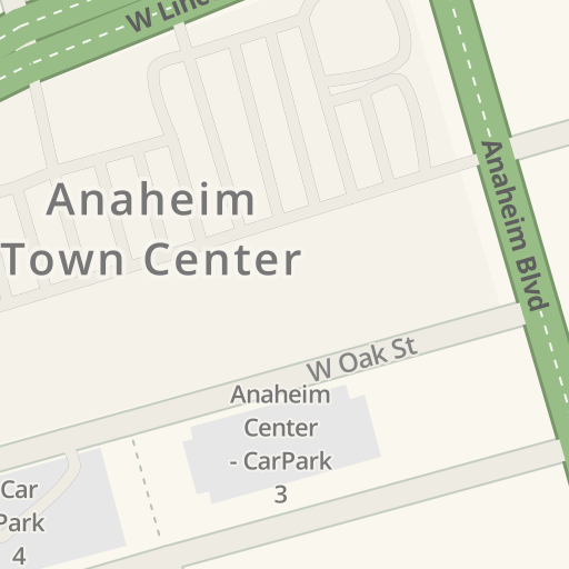 Driving directions to River Arena Church, 201 E Broadway, Anaheim
