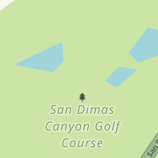 San Dimas Canyon Golf Course in San Dimas, California, USA