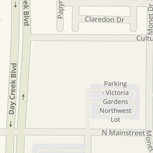 Driving directions to Victoria Gardens, 12505 N Mainstreet, Rancho