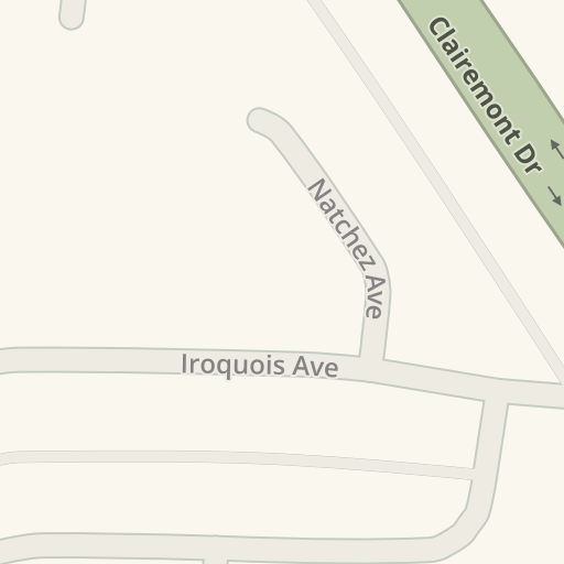 Driving directions to ZX Oriental Massage, 3052 Clairemont