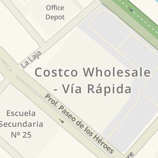 Información de tráfico en tiempo real para llegar a Office Depot, Vía  Rápida Pte., Tijuana - Waze