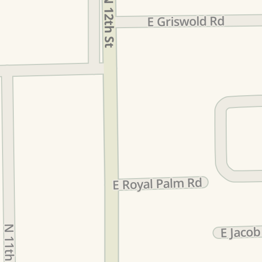 Directions To 12th Street Driving Directions To North 12Th Street & East Northern Avenue, Phoenix -  Waze