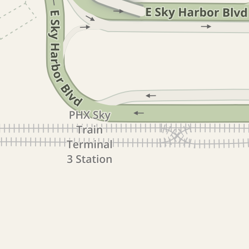 Driving directions to Phoenix Sky Harbor International Airport (PHX ...