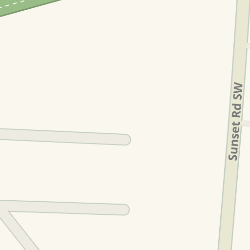 Información de tráfico en tiempo real para llegar a Zapateria Pedrito 1,  Sunset Rd SW, 927, Albuquerque - Waze