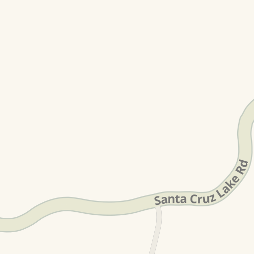 Driving directions to Santa Cruz Lake Chimayo Waze