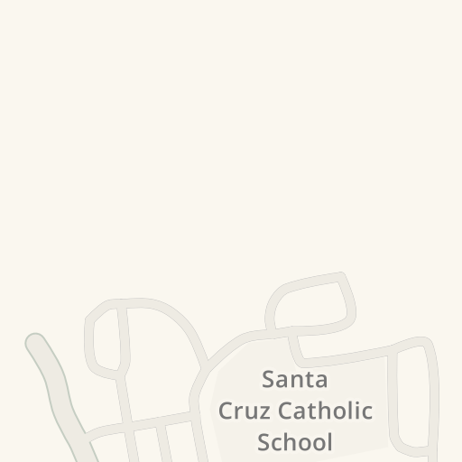 Driving directions to Santa Cruz Catholic Church 1100 Main St