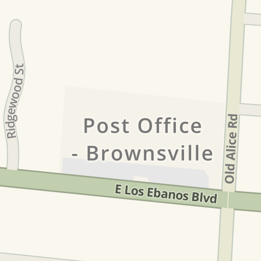 Driving directions to Post Office - Brownsville, 1535 E Los Ebanos Blvd,  Brownsville - Waze