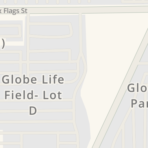 globe life field parking map