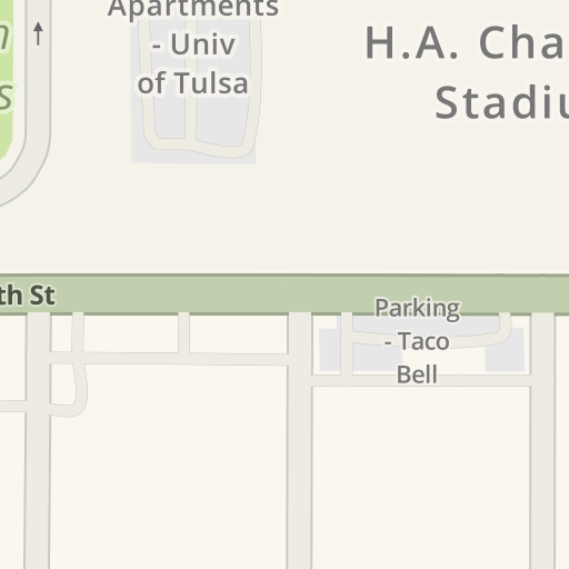 Driving directions to The University of Tulsa 800 S Tucker Dr