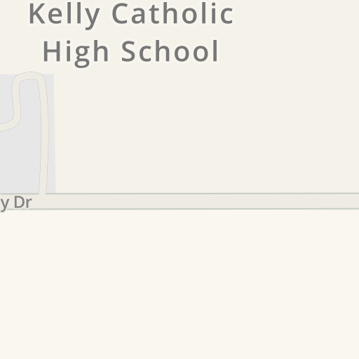 Driving directions to Monsignor Kelly Catholic High School 5950