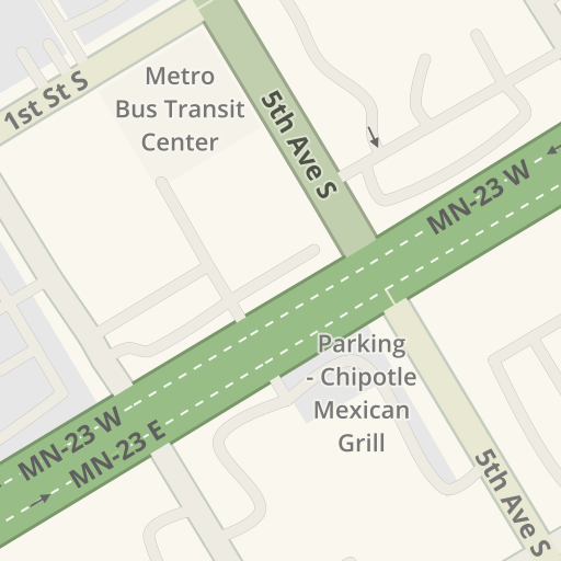 Driving Directions To Chipotle Driving Directions To Parking Chipotle Mexican Grill 211 5th Ave S St Cloud Waze