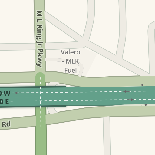 Driving directions to MLK Fuel Valero 1481 I 10 Frontage Rd