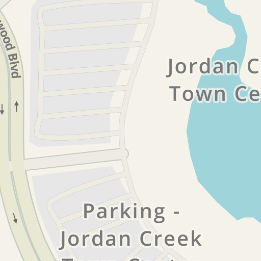 Driving directions to Von Maur, 101 Jordan Creek Pkwy, West Des