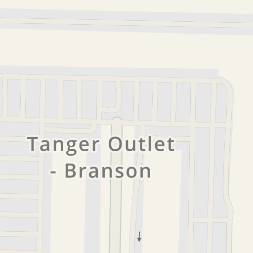 Información de tráfico en tiempo real para llegar a Tory Burch Outlet,  Tanger Blvd, 300, Branson - Waze