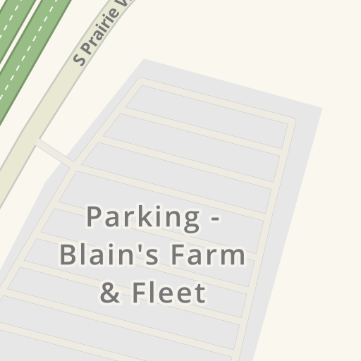 Driving directions to Blain s Farm Fleet 2583 S Prairie View Rd