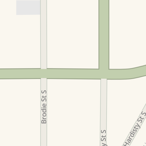 Driving directions to 300 Brodie St S 300 Brodie St S Thunder