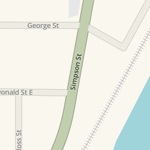 Driving directions to 300 Brodie St S 300 Brodie St S Thunder