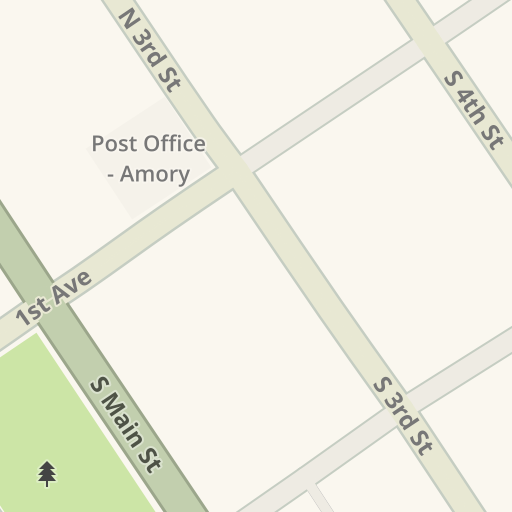 Driving Directions To Amory Paint Depot 306 N 3rd St Amory Waze