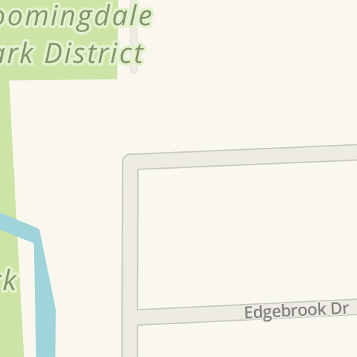 Driving directions to Bloomingdale Park District Johnston