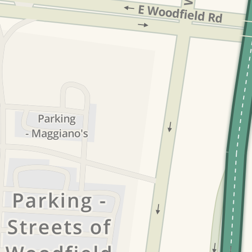 Driving directions to Parking Lot E - Woodfield Mall, Perimeter Dr