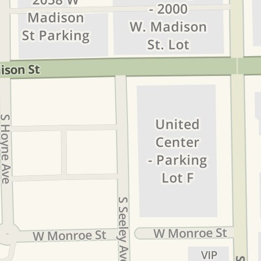 Driving directions to Parking Lot H - United Center, 13 S Wood St, Chicago  - Waze