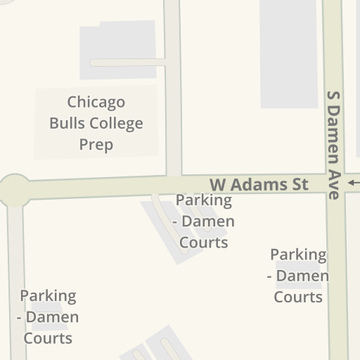 Driving Directions To Parking Lot K United Center W Adams St Chicago Waze