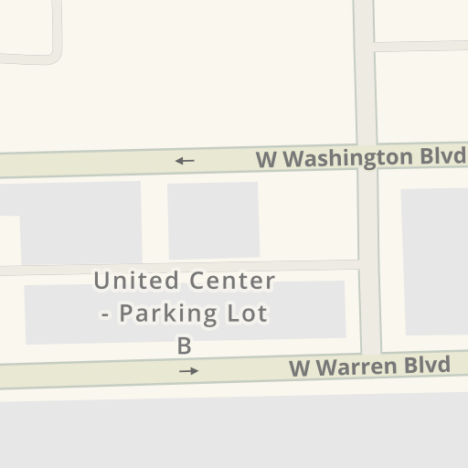 Driving Directions To United Center Parking Lot C W Warren Blvd Chicago Waze