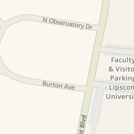 Driving directions to Burton Health Sciences Center Lipscomb