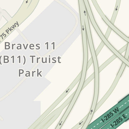 Driving directions to Braves North 25 Truist Park, 2999 Circle 75 Pkwy,  Atlanta - Waze