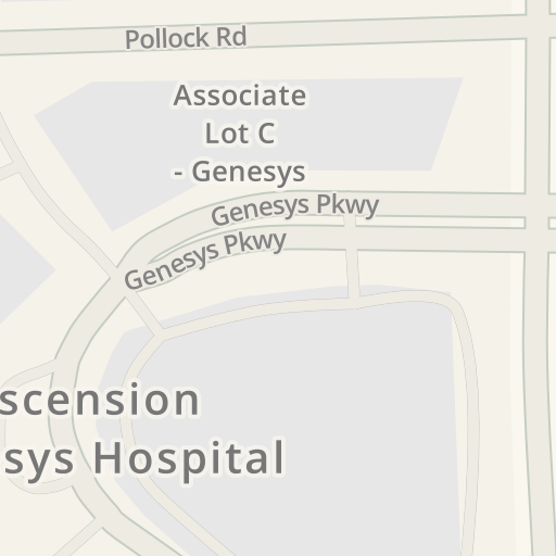 Driving directions to Ascension Genesys Ambulatory Imaging 600