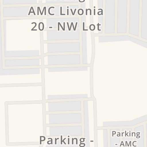 הוראות נסיעה לparking Amc Livonia 20 Ne Lot Haggerty Rd 19500 Livonia Waze