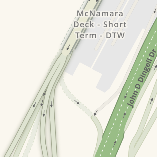 Directions To Mcnamara Terminal Driving Directions To Dtw Mcnamara Terminal, Romulus - Waze