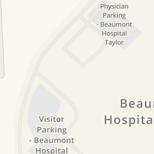 Driving directions to ER Beaumont Hospital Taylor 10000