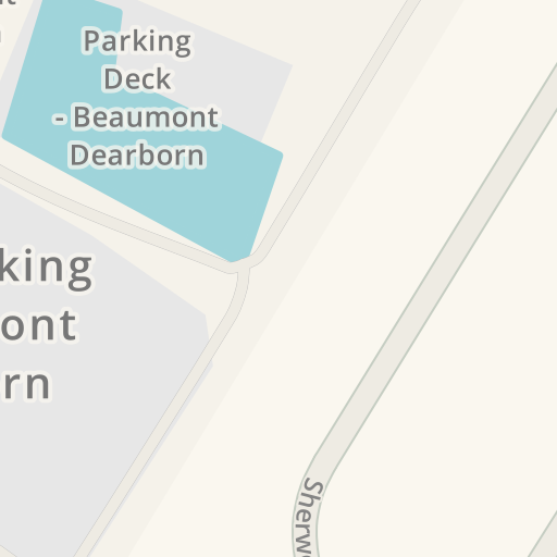 Driving directions to Beaumont Hospital Dearborn 18101 Oakwood