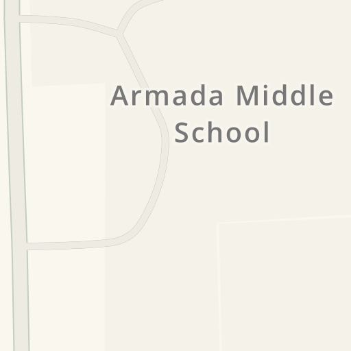 Driving directions to Armada High School 23655 Armada Center Rd