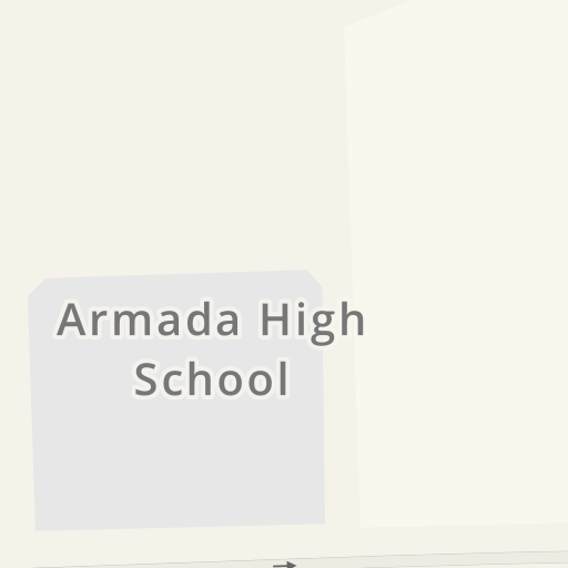 Driving directions to Armada High School 23655 Armada Center Rd