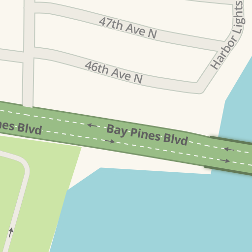 Driving directions to Bay Pines Bait and Tackle, 9385 Bay Pines