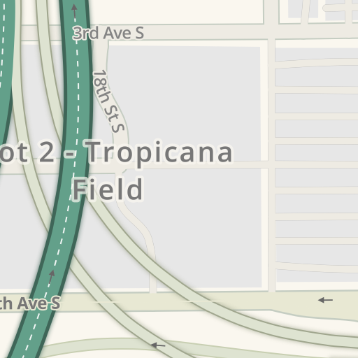 Driving directions to Lot 6 - Tropicana Field, 1 Tropicana Dr, St.  Petersburg - Waze