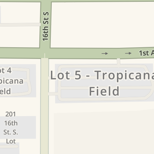 Tropicana Field in Tampa, FL (Google Maps)