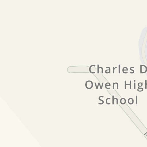 Driving directions to Charles D Owen High School 99 Lake Eden Rd