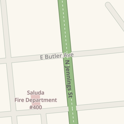 Driving Directions To Judy S Kitchen 201 Travis Ave Saluda Waze