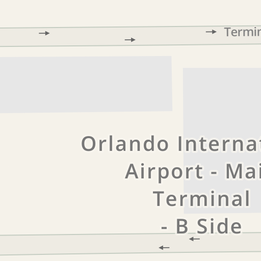 Driving directions to Main Terminal B Side Arriving Flights