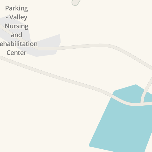 Driving directions to Valley Nursing and Rehabilitation Center