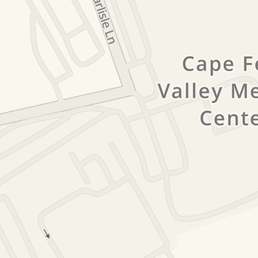 Driving directions to Cape Fear Valley Diagnostic Center 524