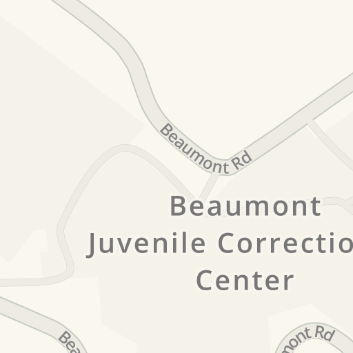 Driving directions to Beaumont Juvenile Correctional Center 3500