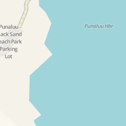 Punaluu Black Sand Beach Map